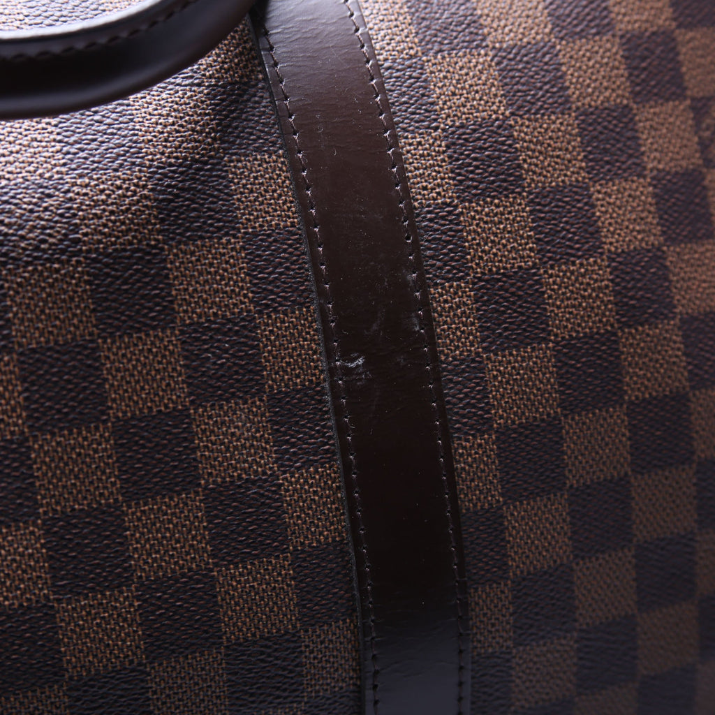 Keepall 55 Damier Ebene Bandouliere
