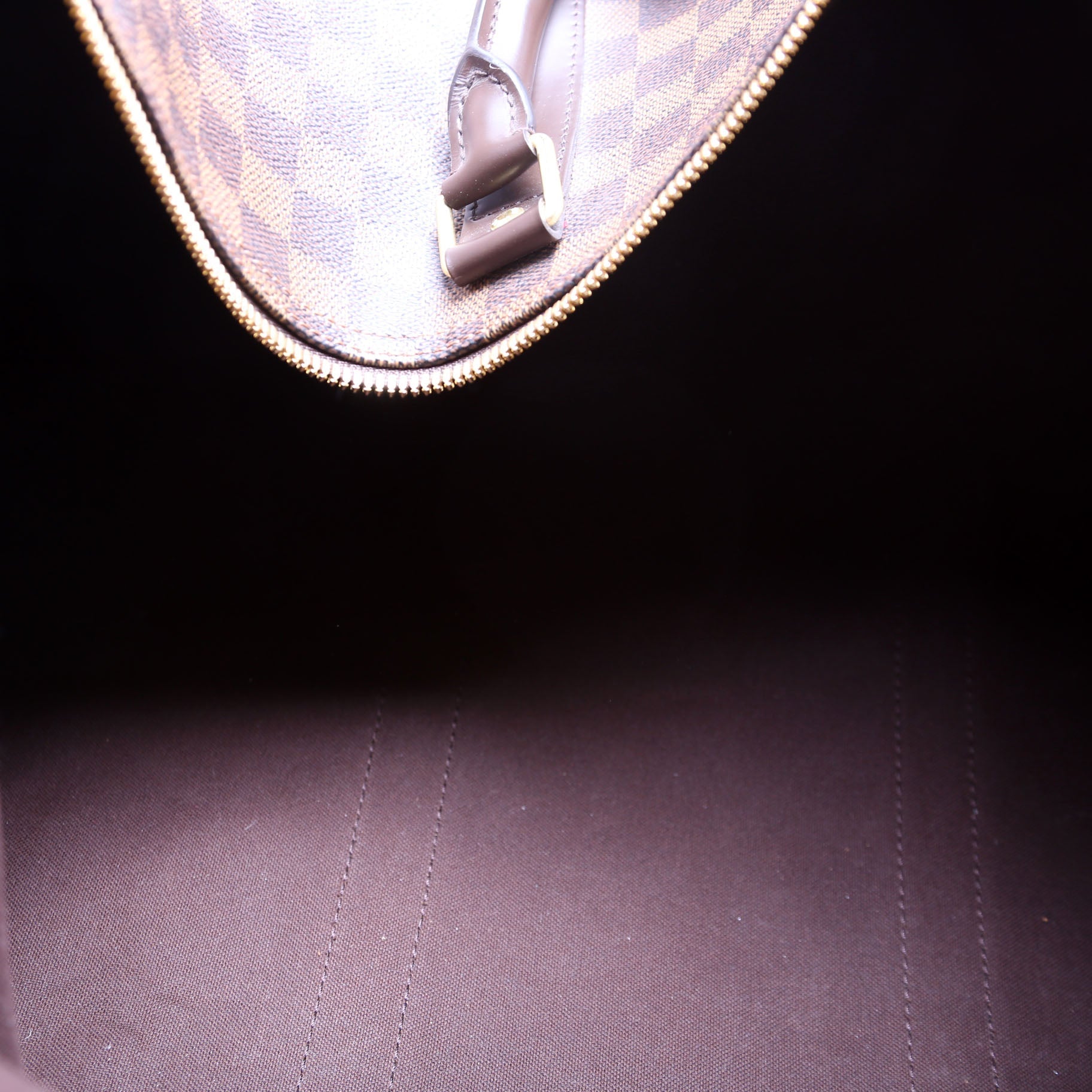 Keepall 55 Damier Ebene Bandouliere