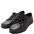 GG Canvas Low Top Sneakers Size 37 Black