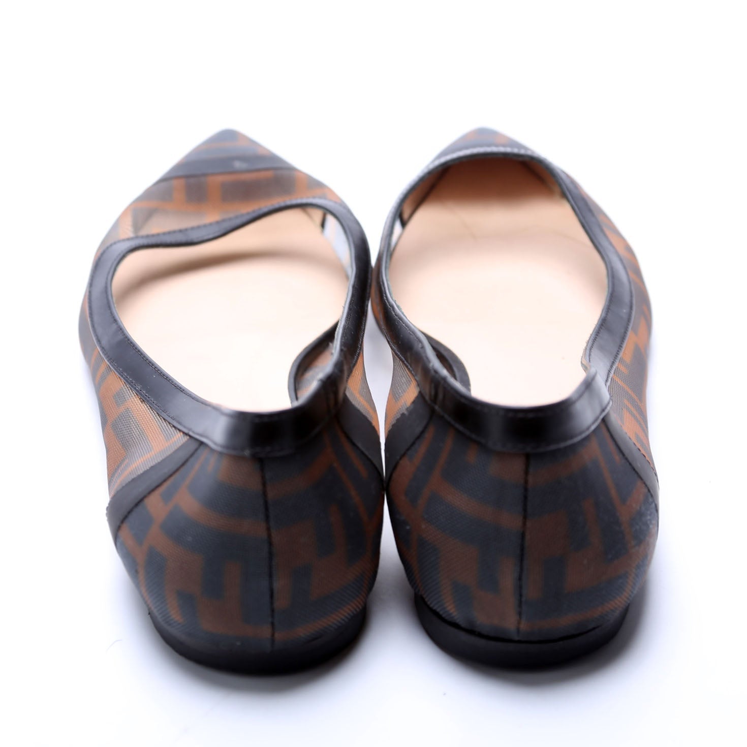 FF Mesh Skimmer Flats Size 40 Black/Brown