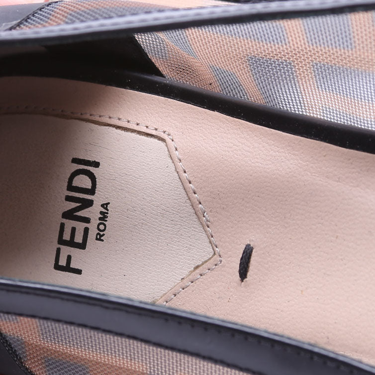 FF Mesh Skimmer Flats Size 40 Black/Brown