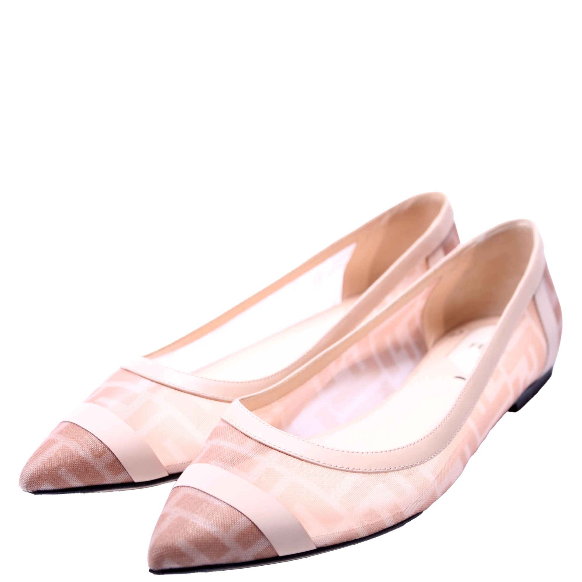 FF Mesh Skimmer Flats Size 40 Nude
