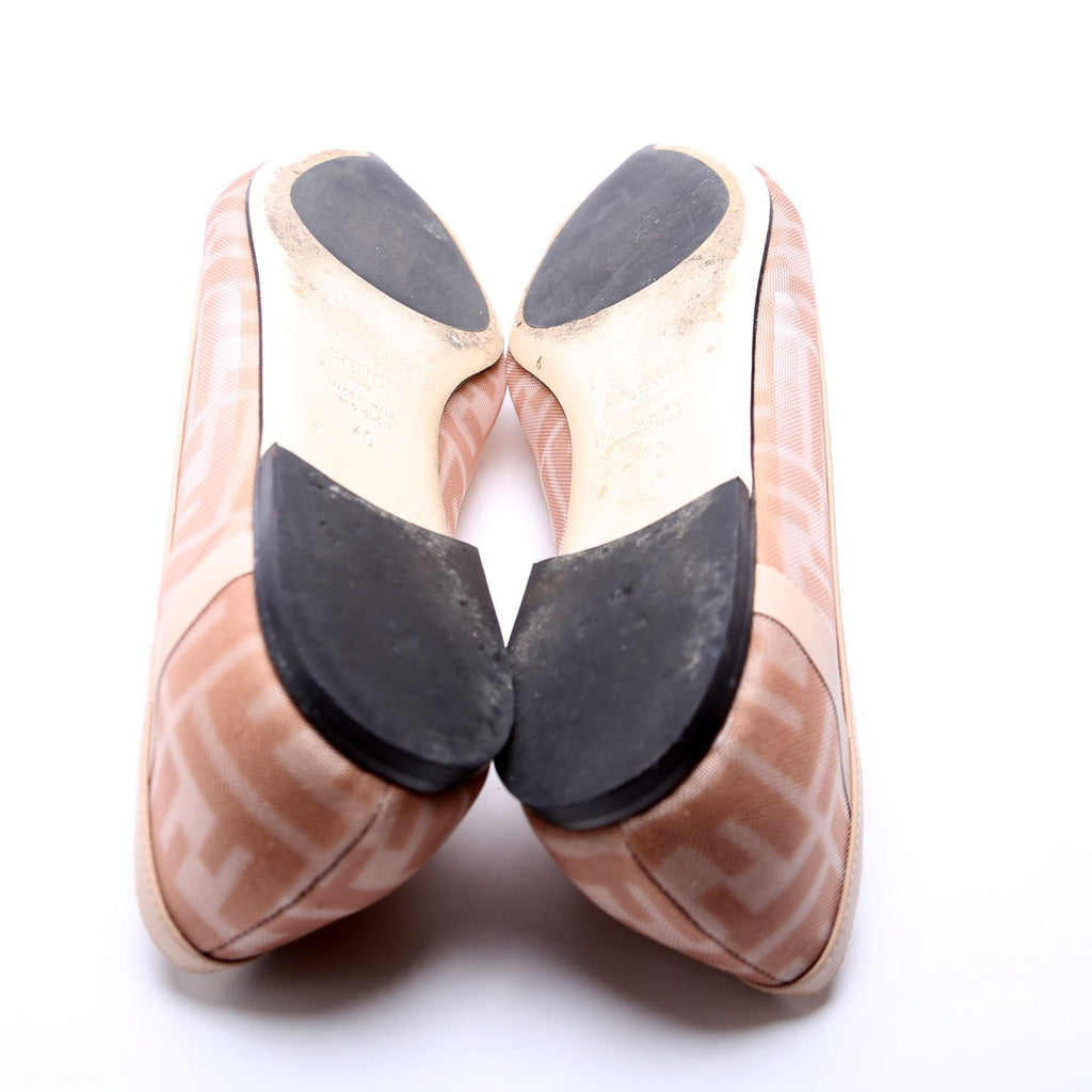 FF Mesh Skimmer Flats Size 40 Nude