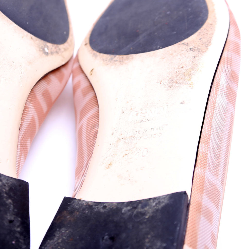 FF Mesh Skimmer Flats Size 40 Nude