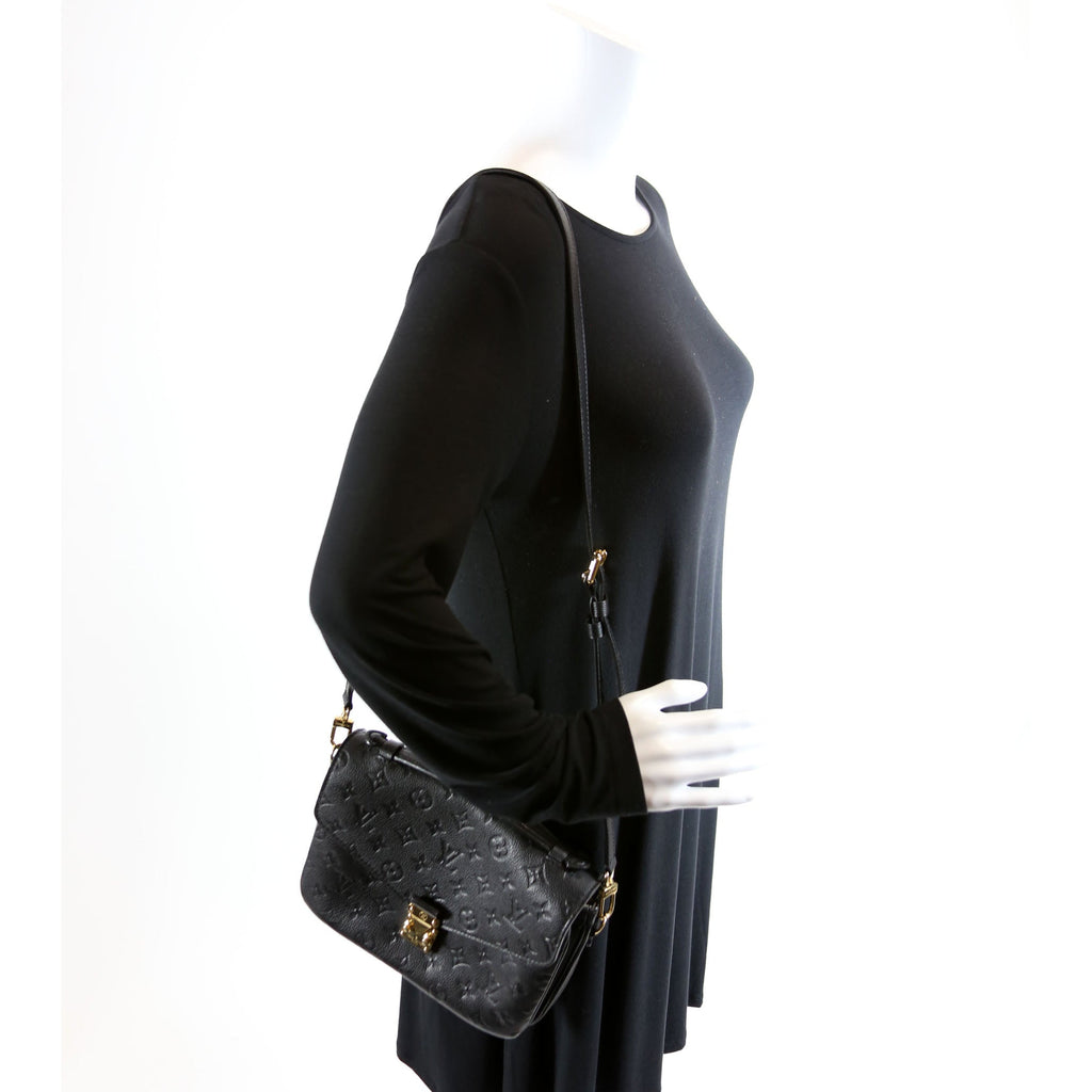 Pochette Metis Empreinte Black