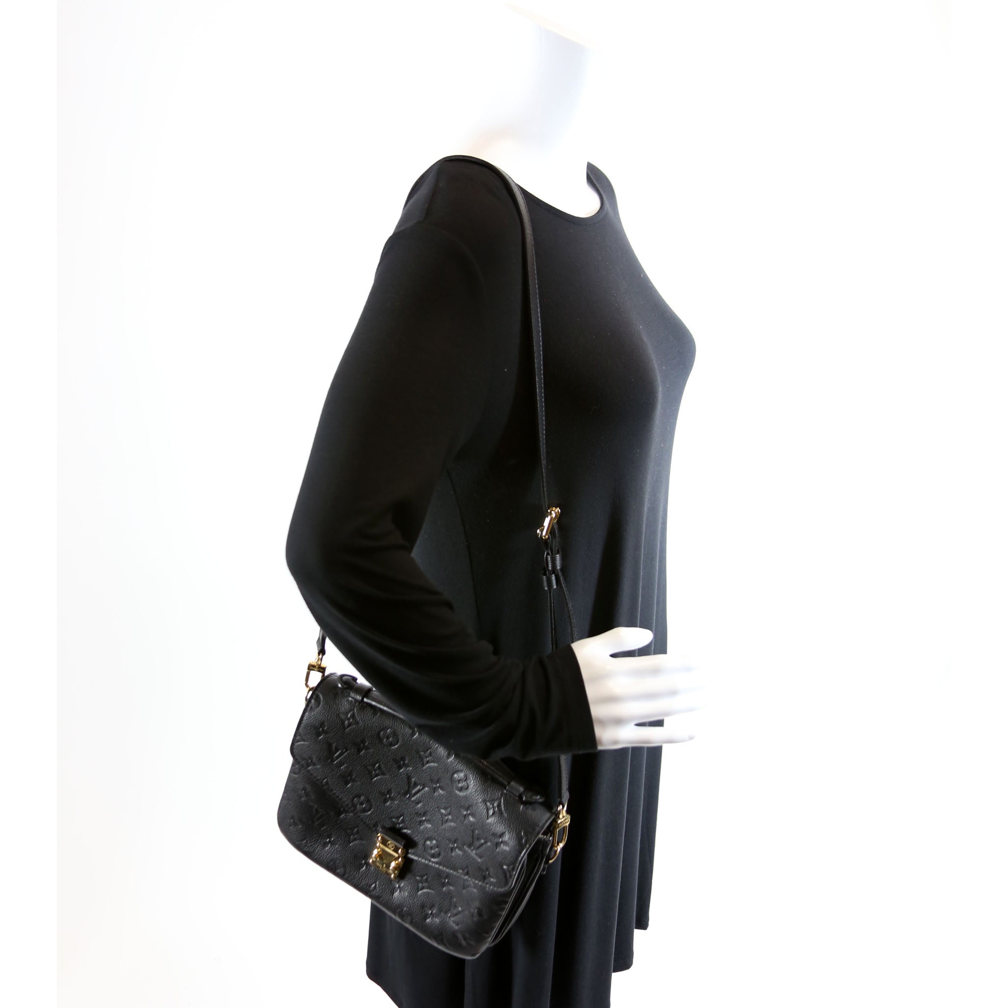 Pochette Metis Empreinte Black
