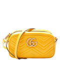 447632 Marmont Small Leather Camera Yellow