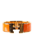 Clic Clac Wide PM Bracelet Gold/Orange