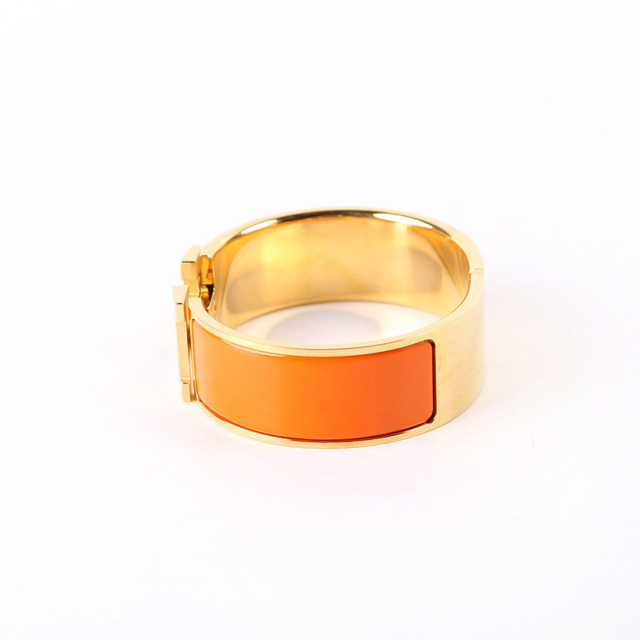 Clic Clac Wide PM Bracelet Gold/Orange