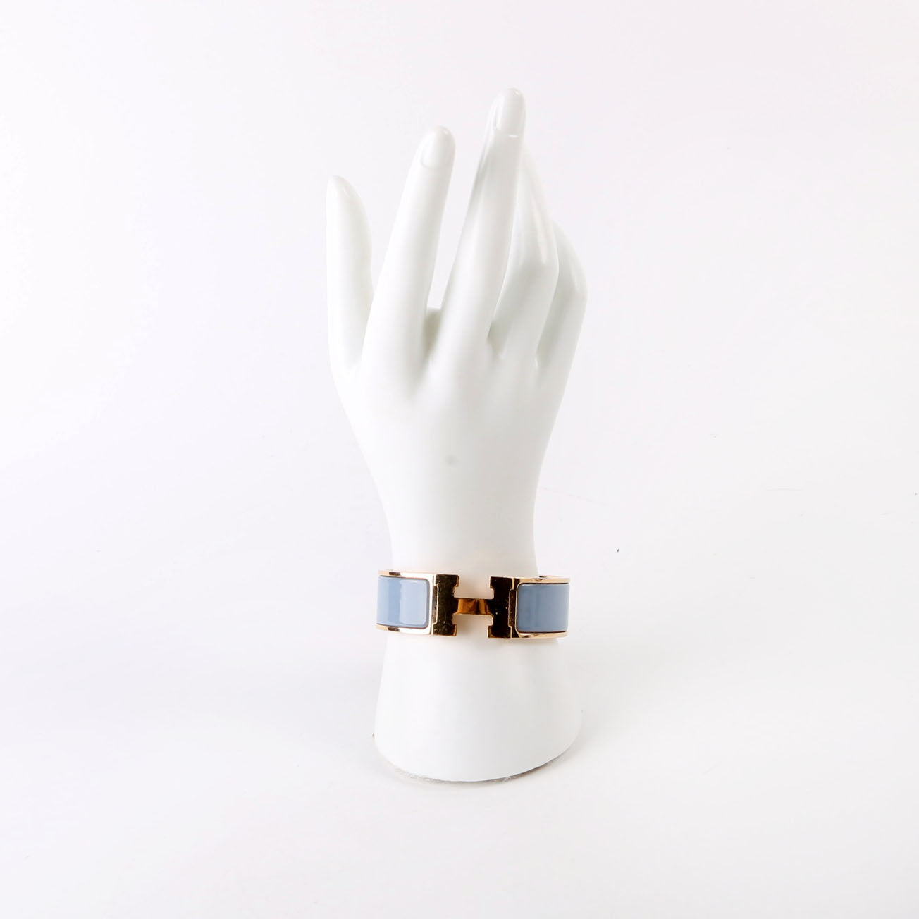 Clic Clac Wide Bracelet Gold/Blue