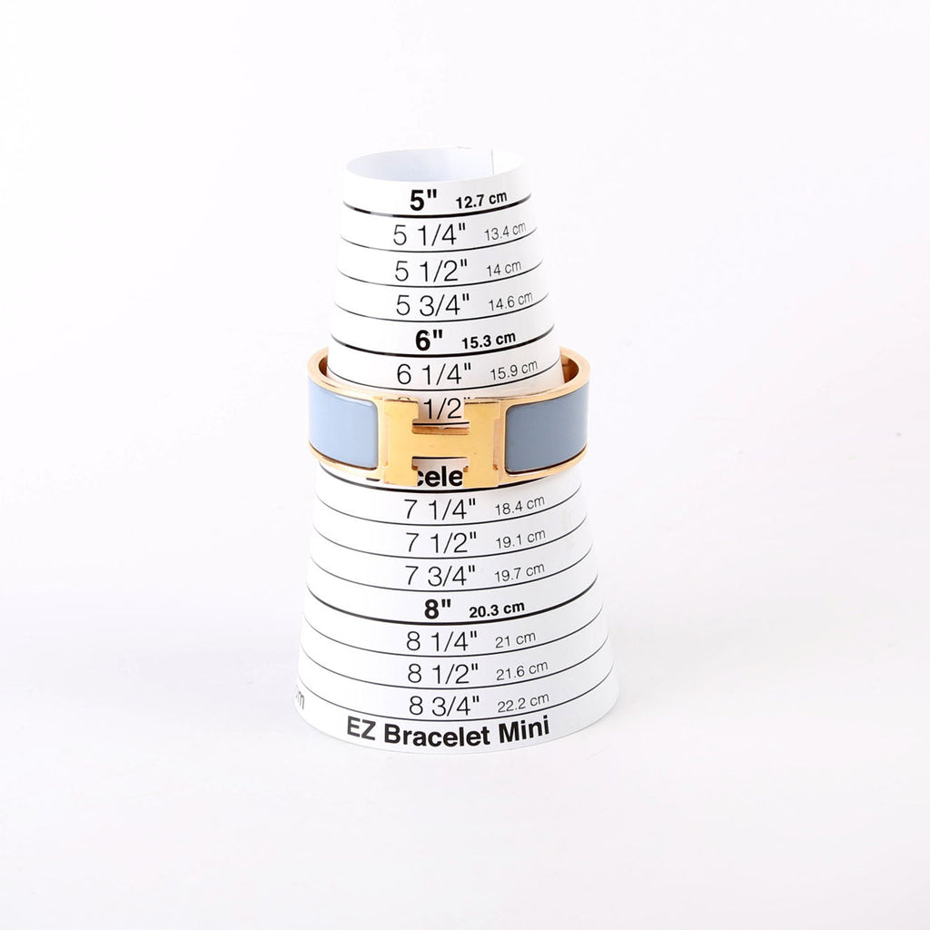 Clic Clac Wide Bracelet Gold/Blue