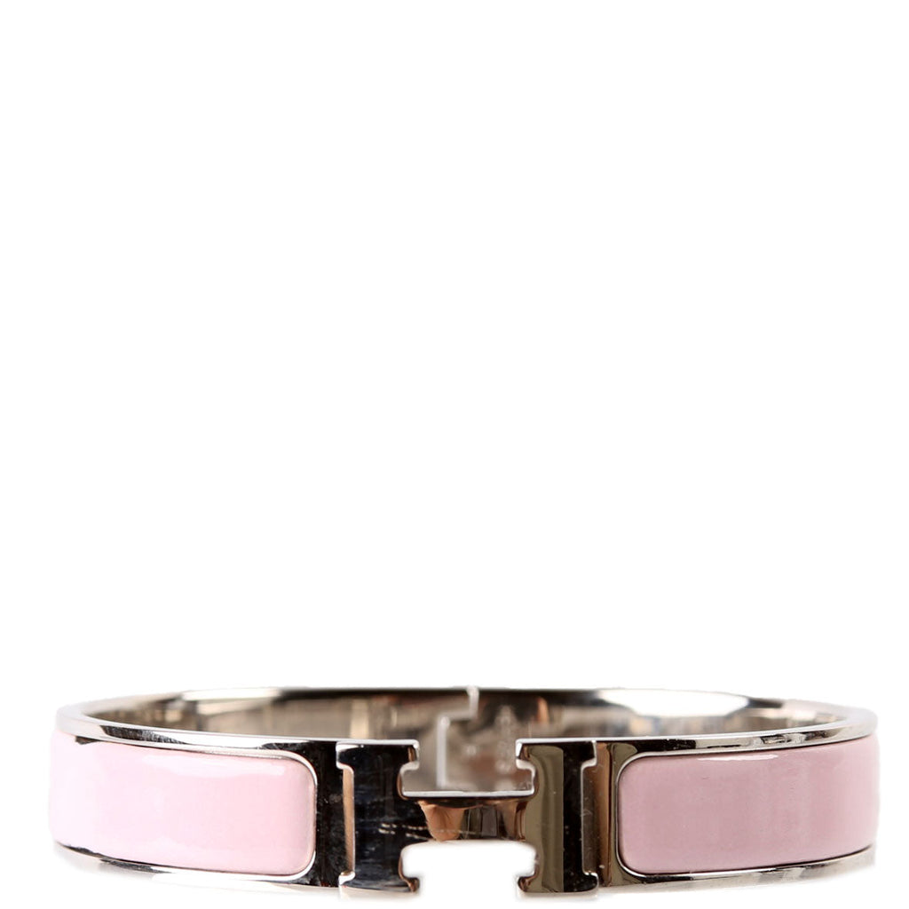 Clic Clac Narrow GM Bracelet Silver/Pink