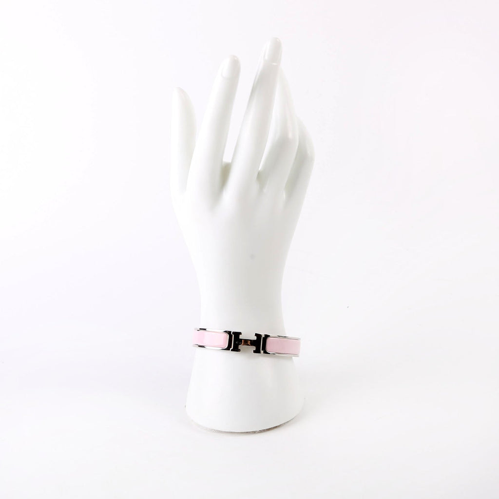 Clic Clac Narrow GM Bracelet Silver/Pink