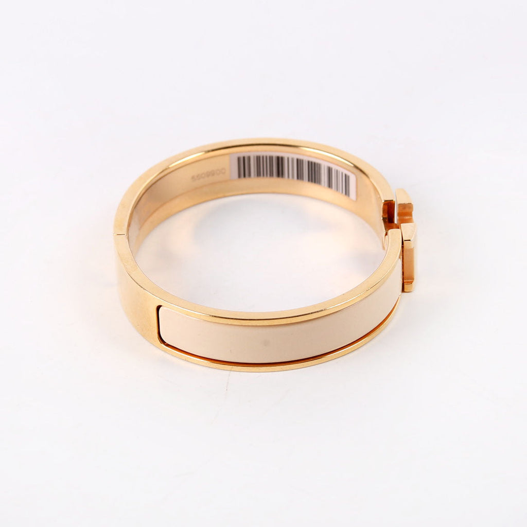 Clic Clac Narrow GM Bracelet Gold/Beige