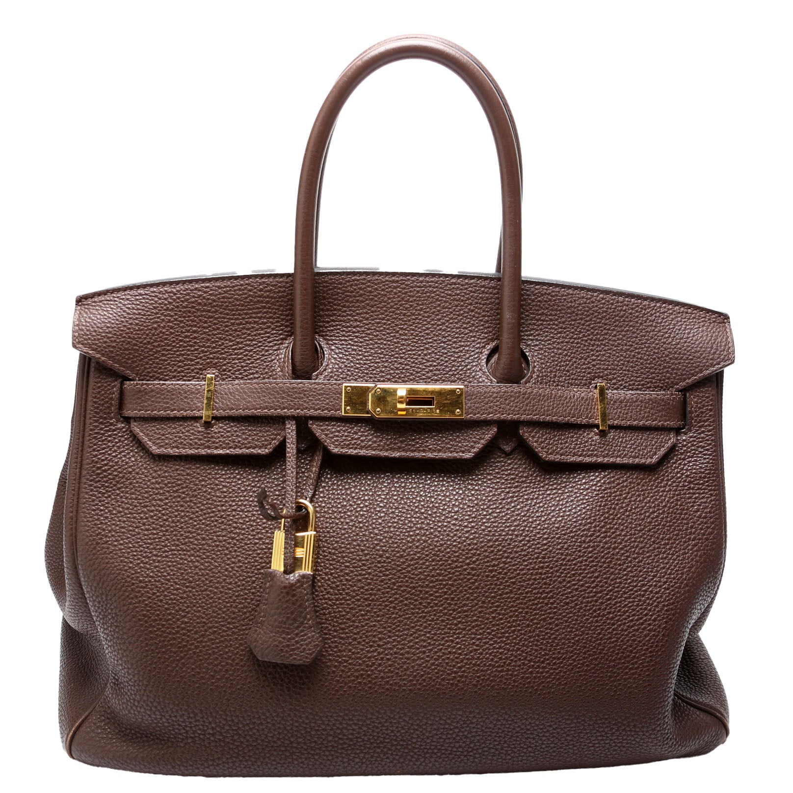 Birkin 35 Clemence Leather Brown