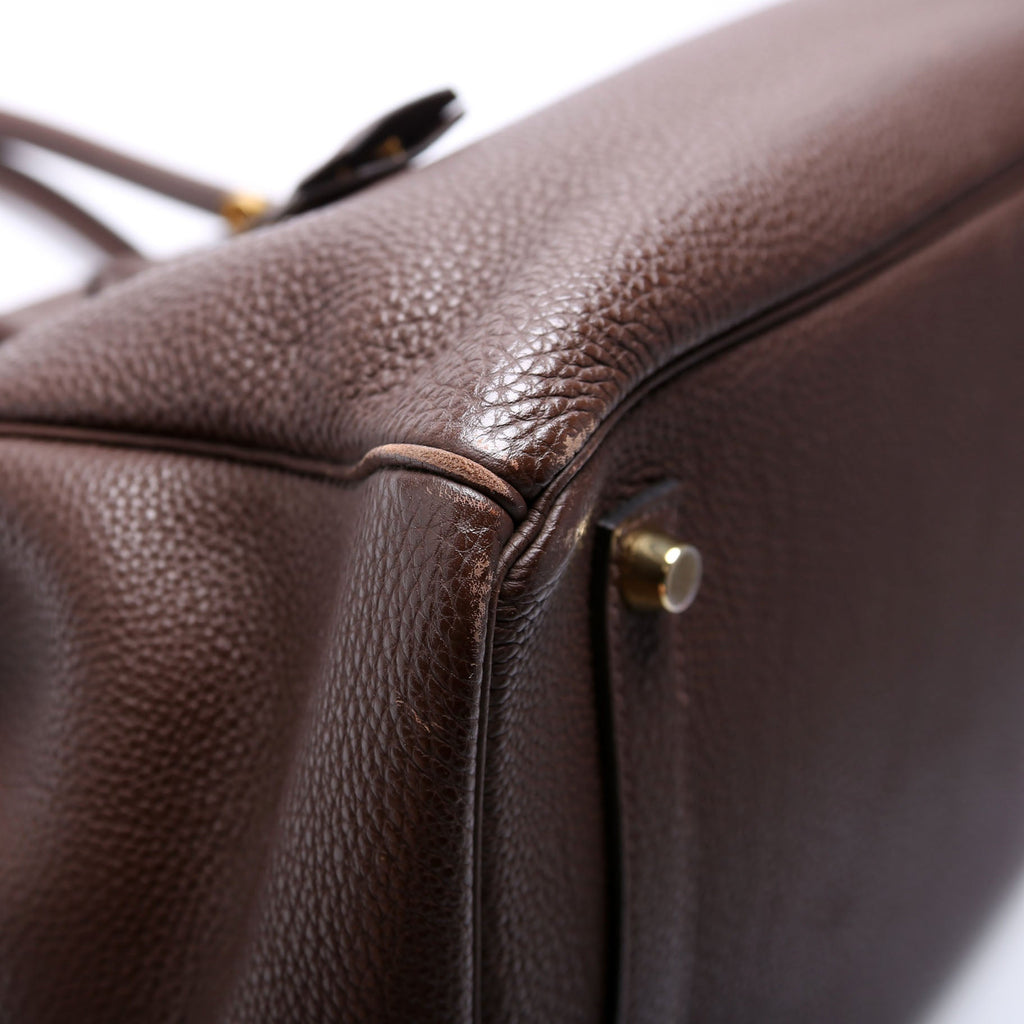 Birkin 35 Clemence Leather Brown