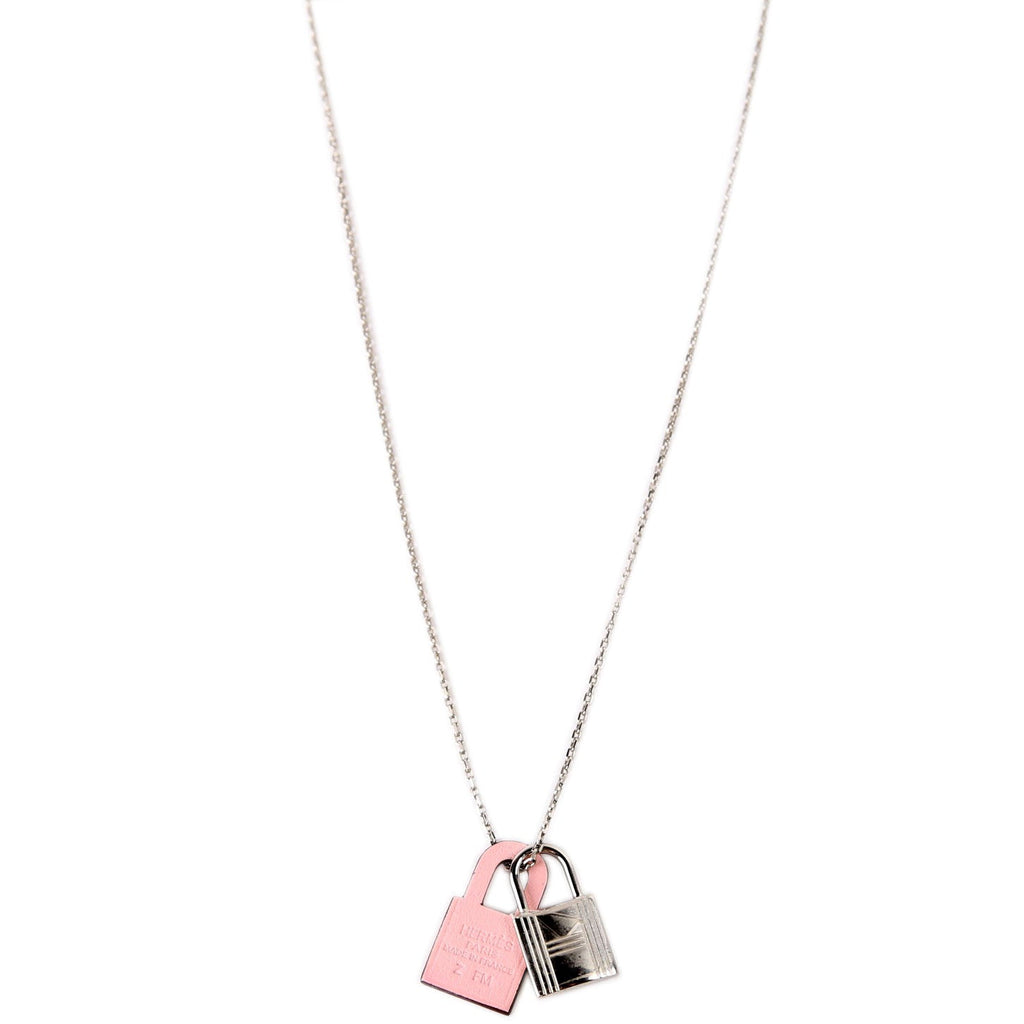 O'Kelly Swift/Palladium Small Pendant Necklace Silver/Pink
