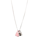 O'Kelly Swift/Palladium Small Pendant Necklace Silver/Pink