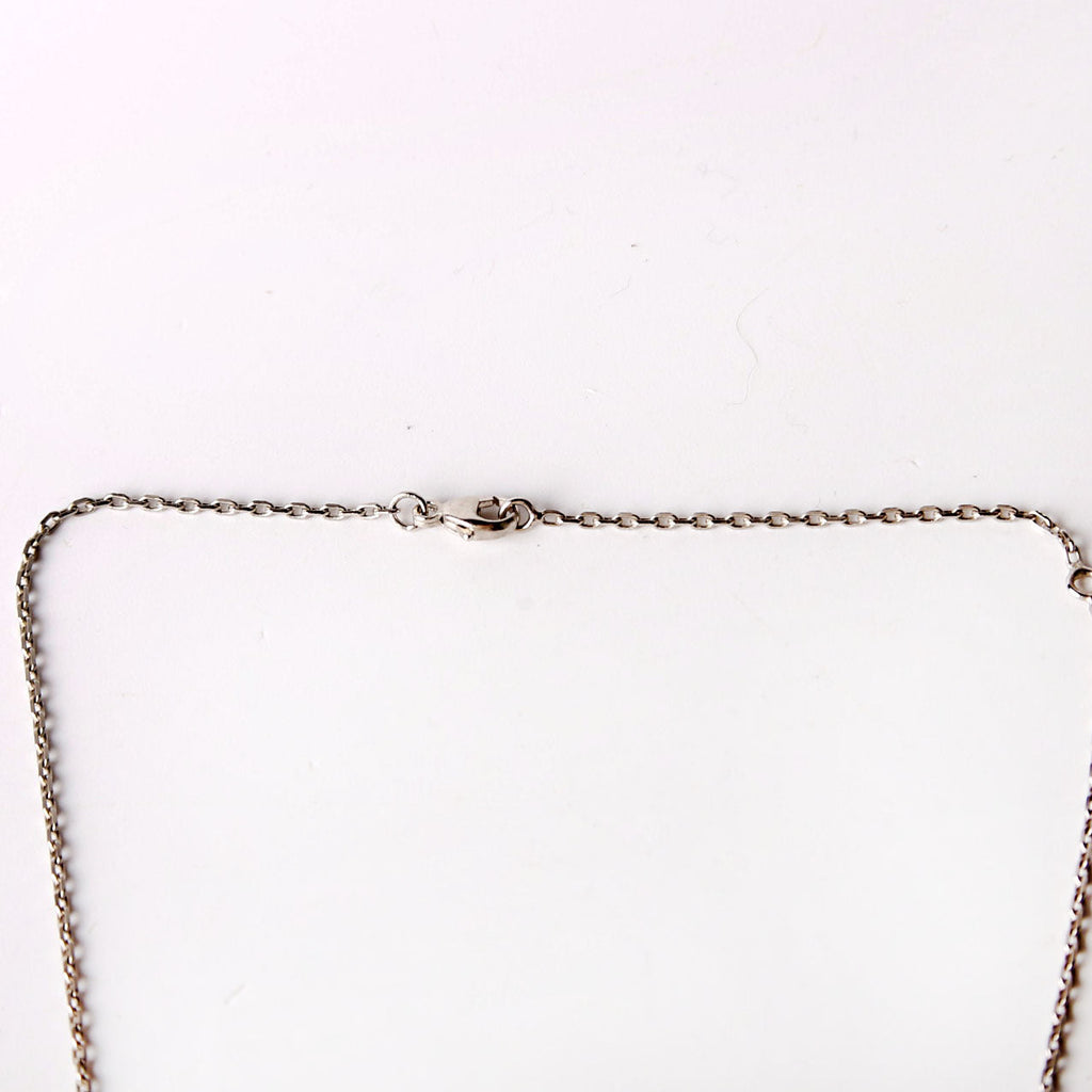 O'Kelly Swift/Palladium Small Pendant Necklace Silver/Pink