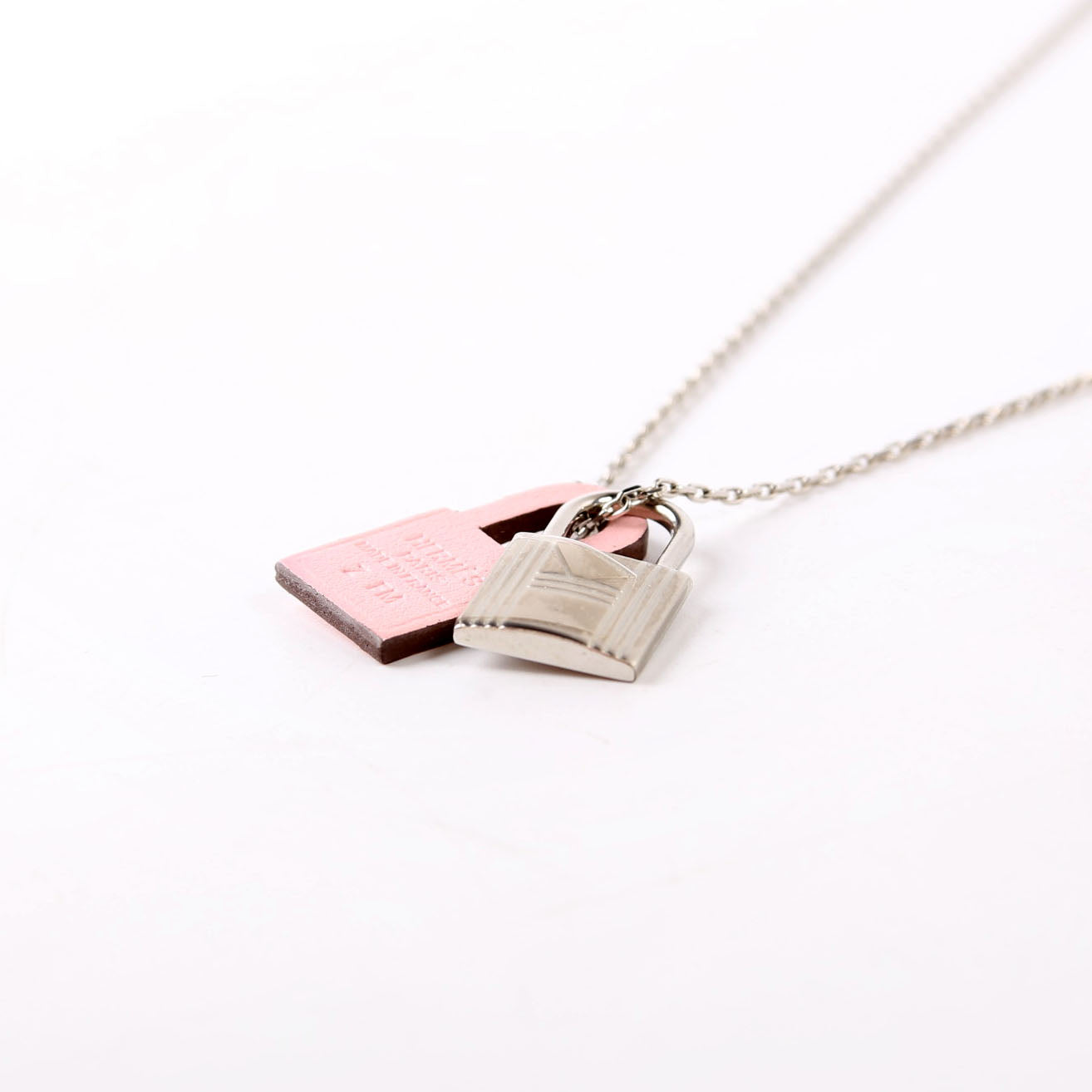 O'Kelly Swift/Palladium Small Pendant Necklace Silver/Pink