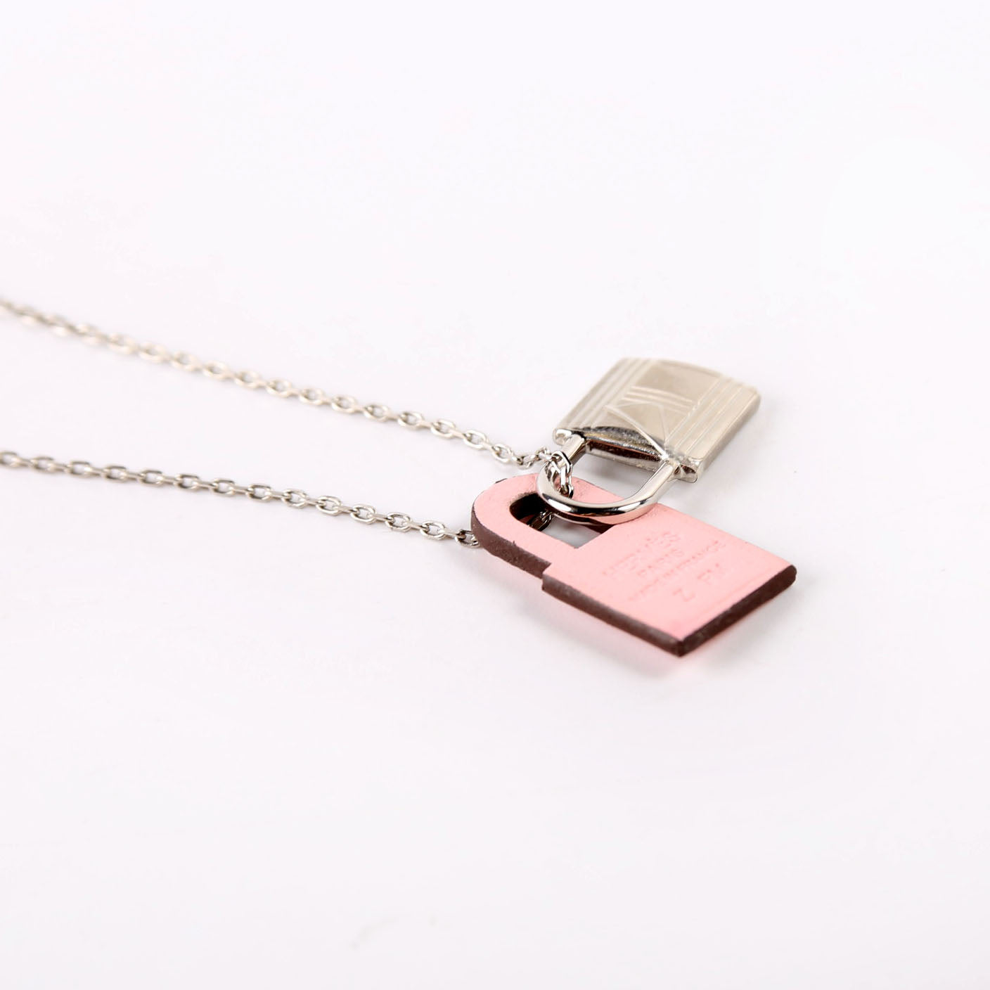 O'Kelly Swift/Palladium Small Pendant Necklace Silver/Pink