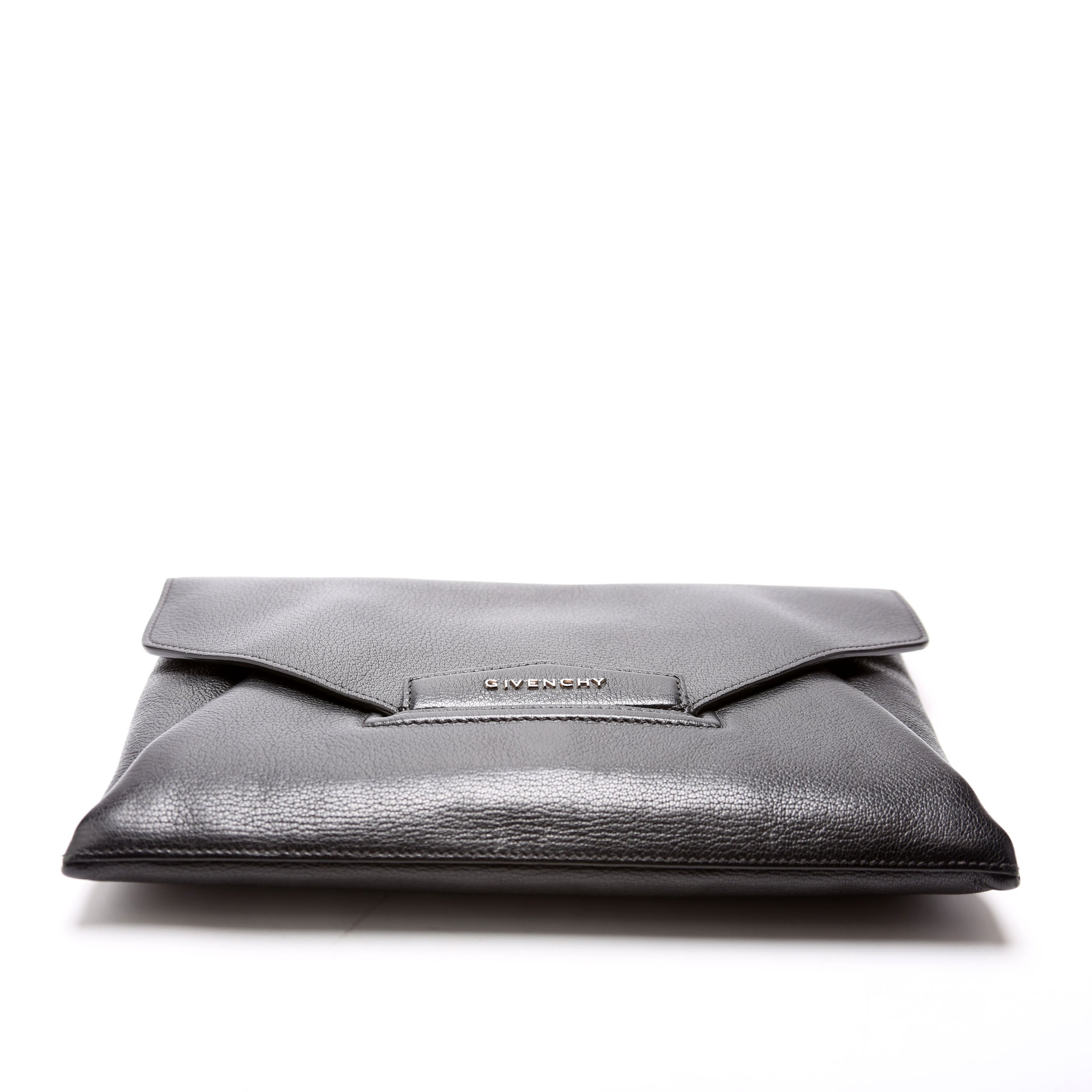 Antigona Goatskin Clutch Medium Black