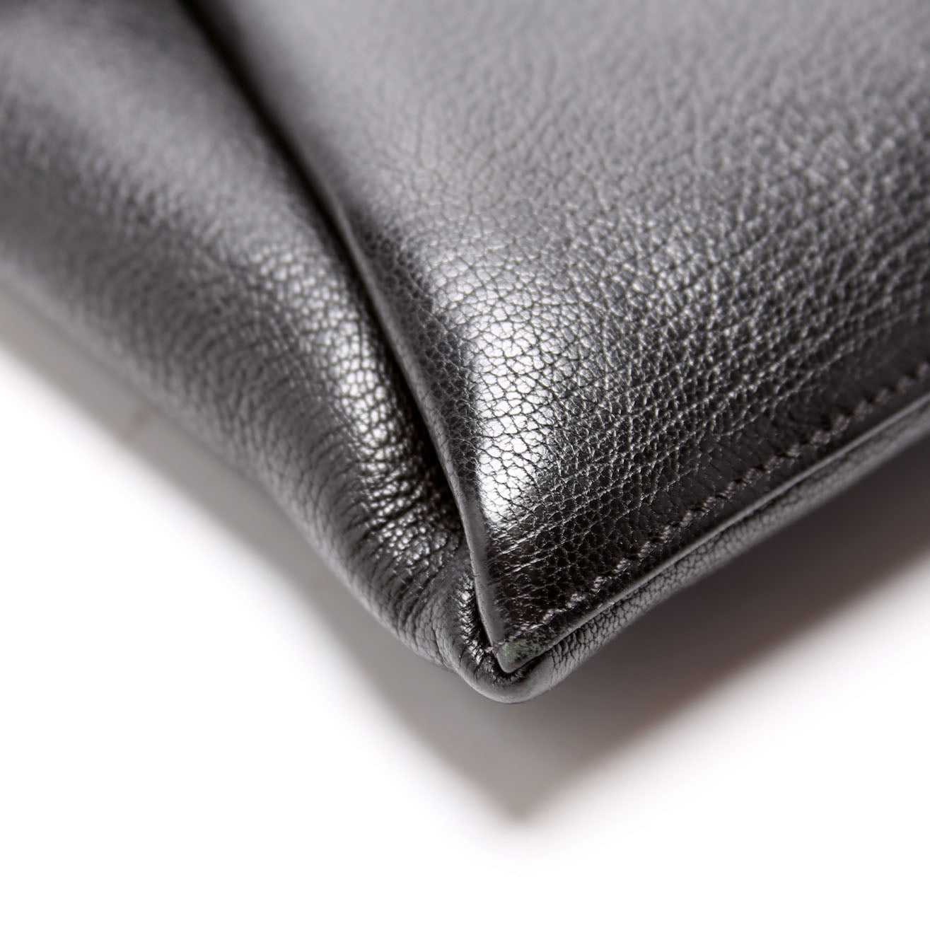 Antigona Goatskin Clutch Medium Black