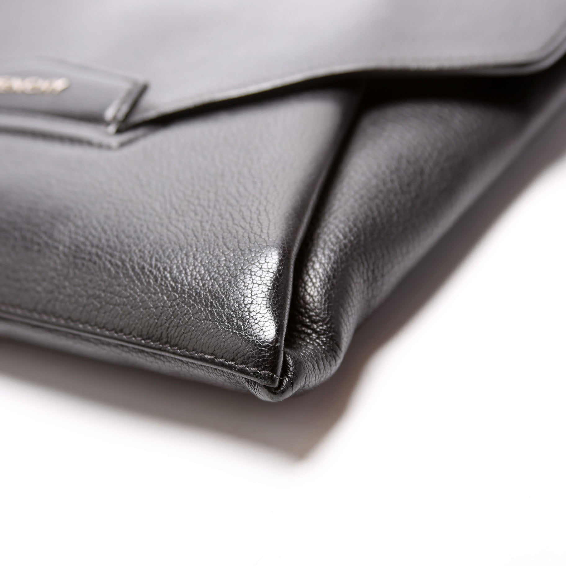 Antigona Goatskin Clutch Medium Black