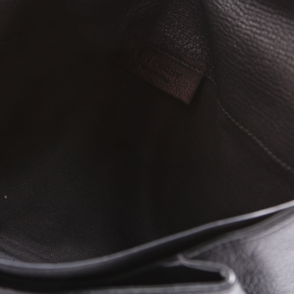 Antigona Goatskin Clutch Medium Black