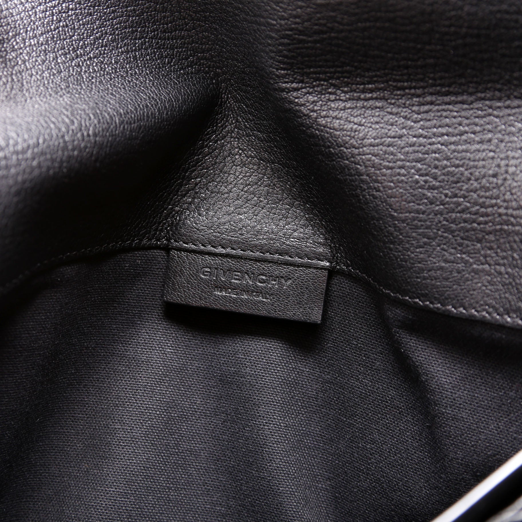 Antigona Goatskin Clutch Medium Black