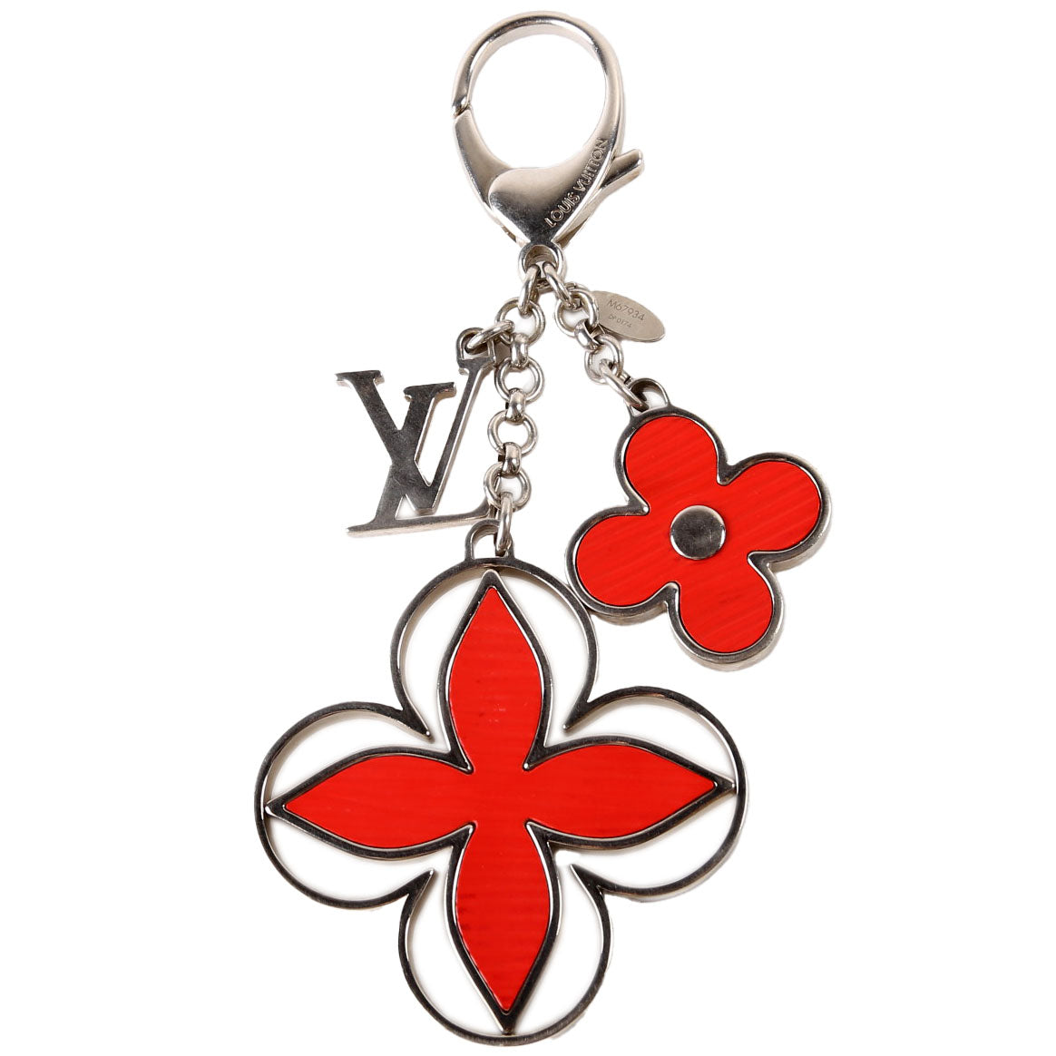 Epi Rimy Bag Charm Red/Silver