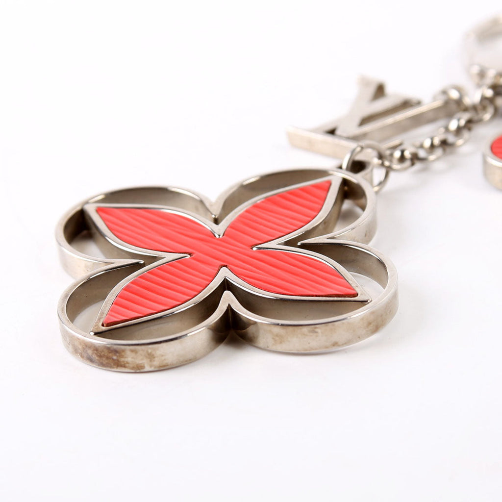 Epi Rimy Bag Charm Red/Silver