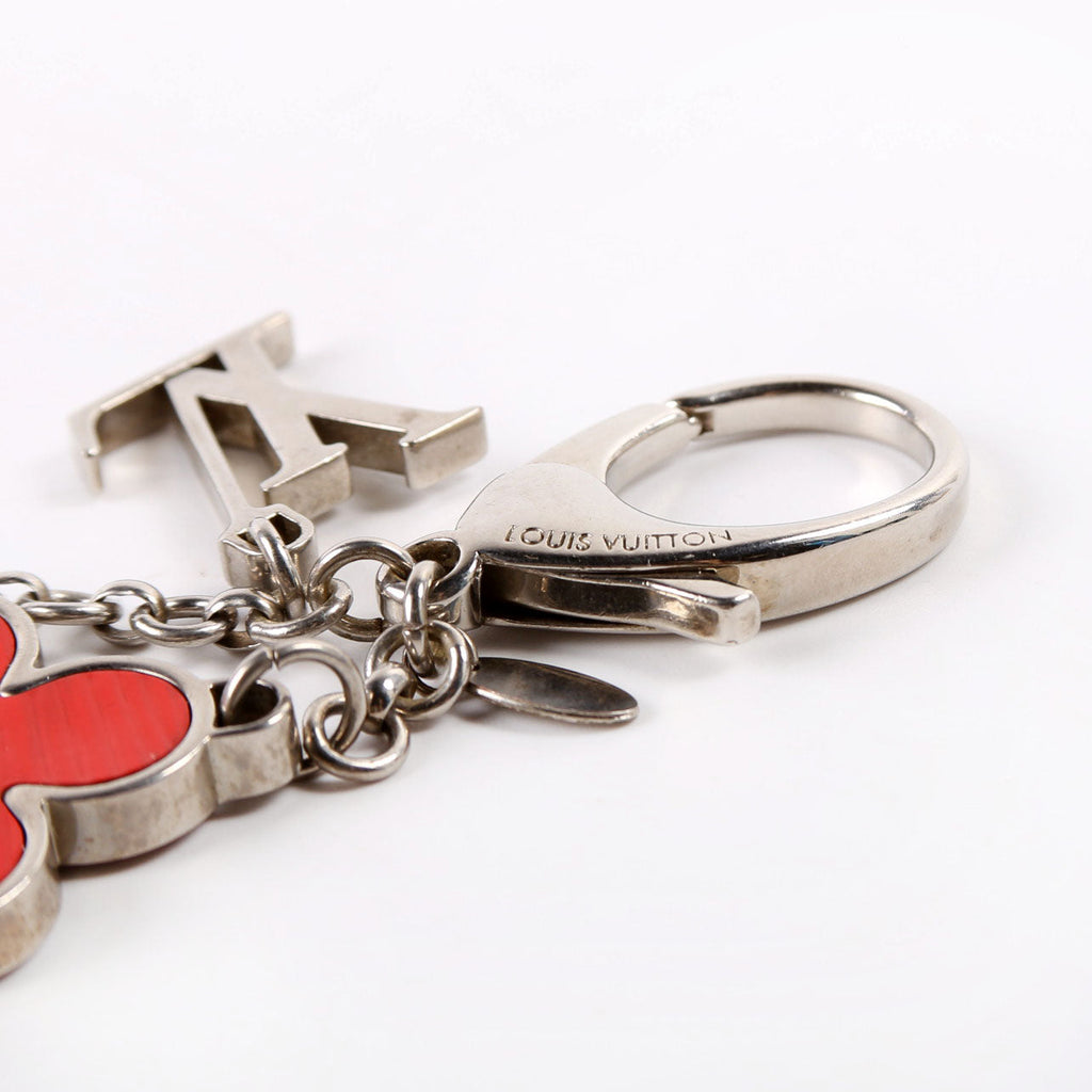 Epi Rimy Bag Charm Red/Silver