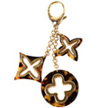 Insolence Bag Charm Brown/Gold