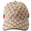 200035 GG Canvas Web Hat Size Large