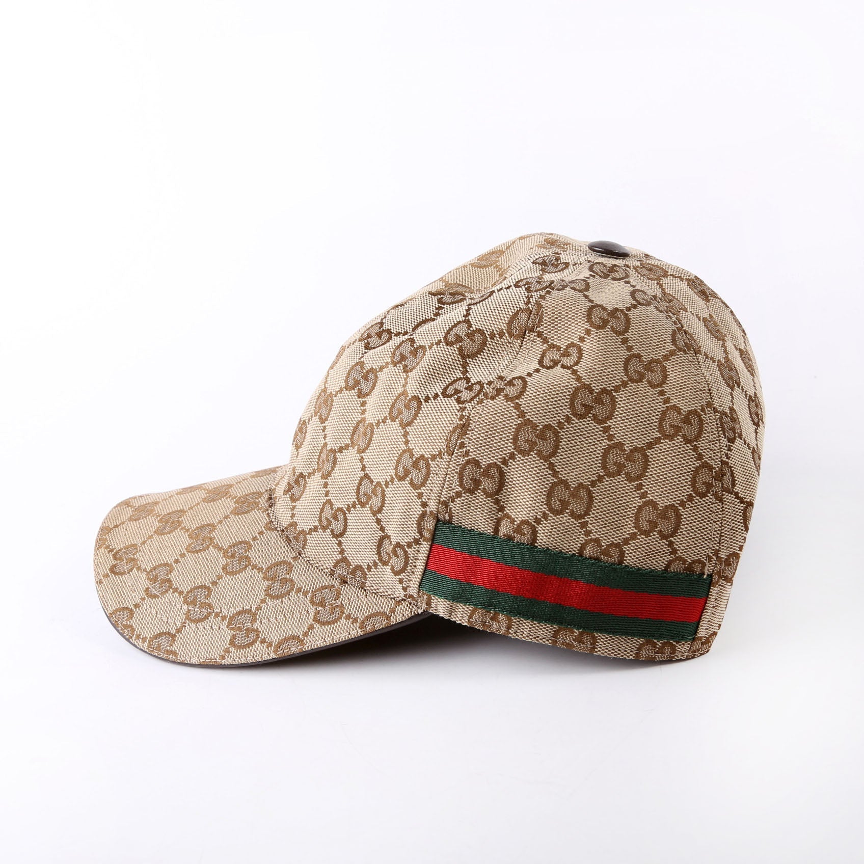200035 GG Canvas Web Hat Size Large