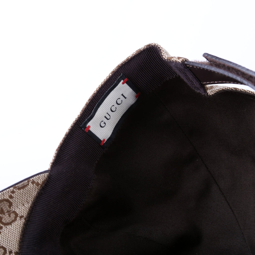 200035 GG Canvas Web Hat Size Large