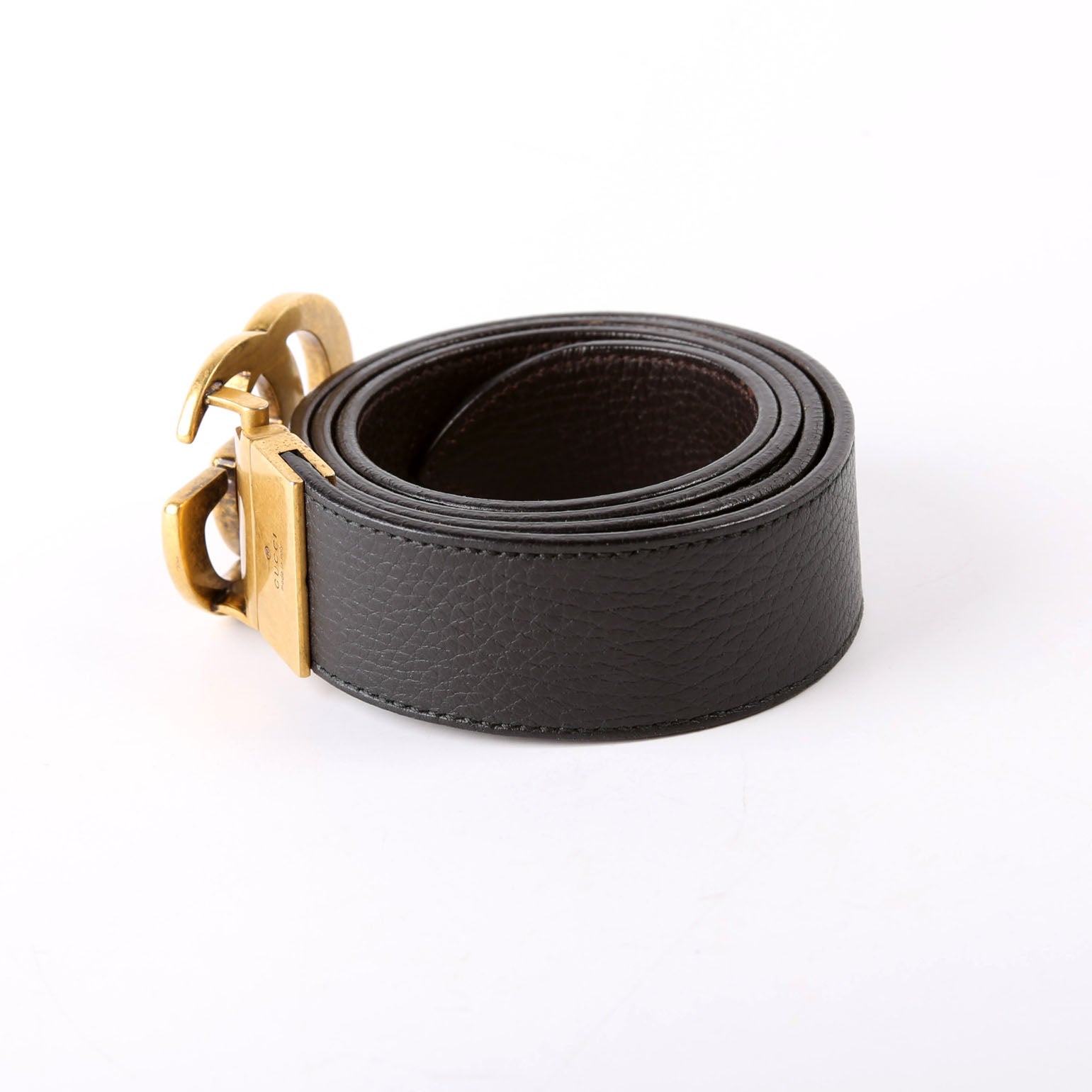 474350 Marmont Reversible Leather Belt Size 95/38 Black