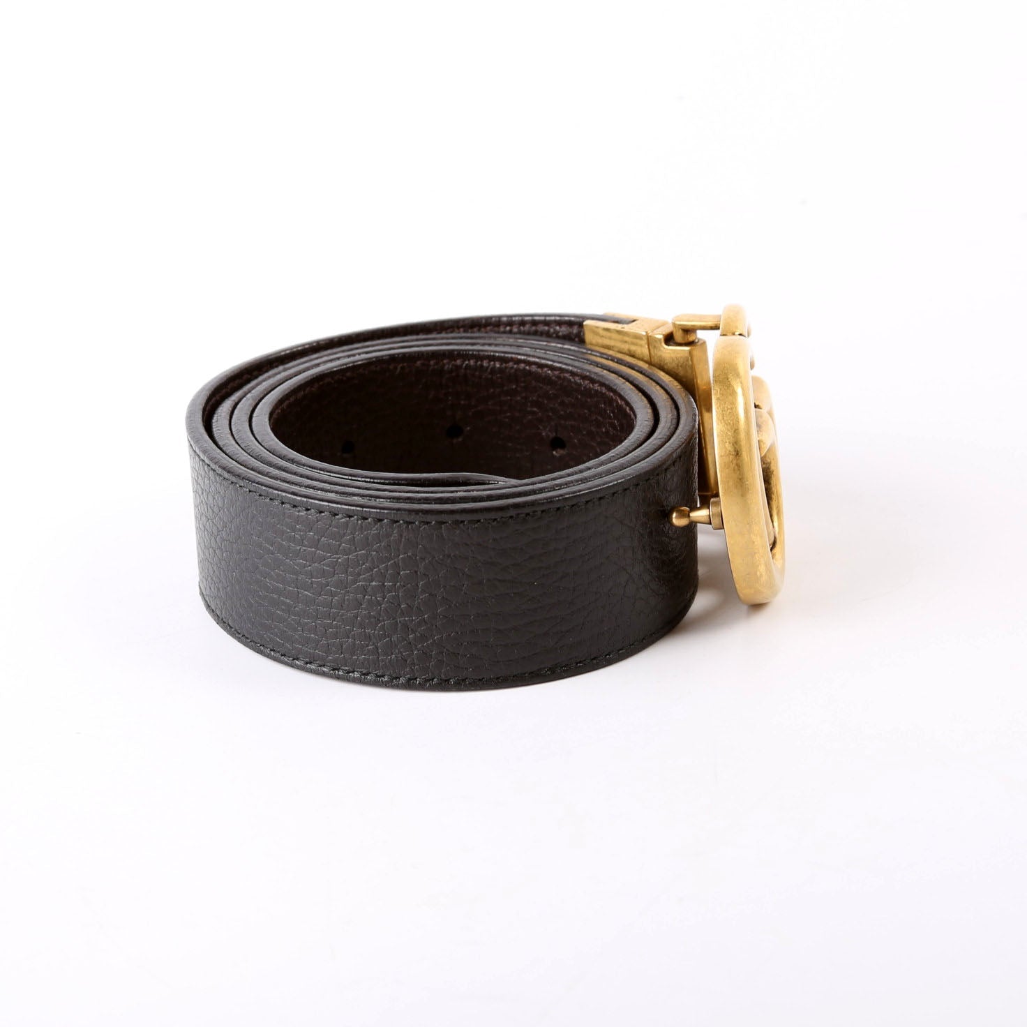 474350 Marmont Reversible Leather Belt Size 95/38 Black