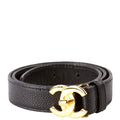 Turnlock Caviar Vintage Belt Size 70/28 Black