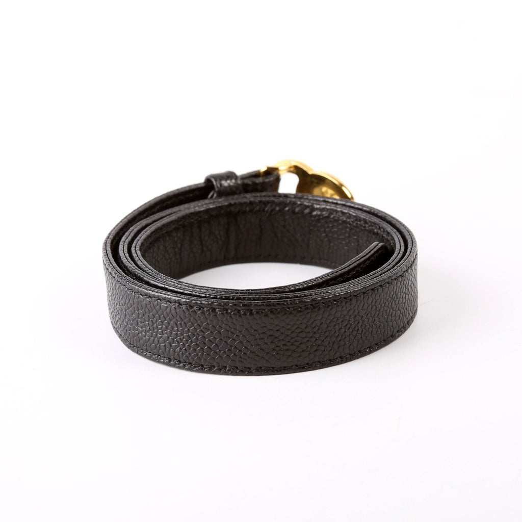 Turnlock Caviar Vintage Belt Size 70/28 Black