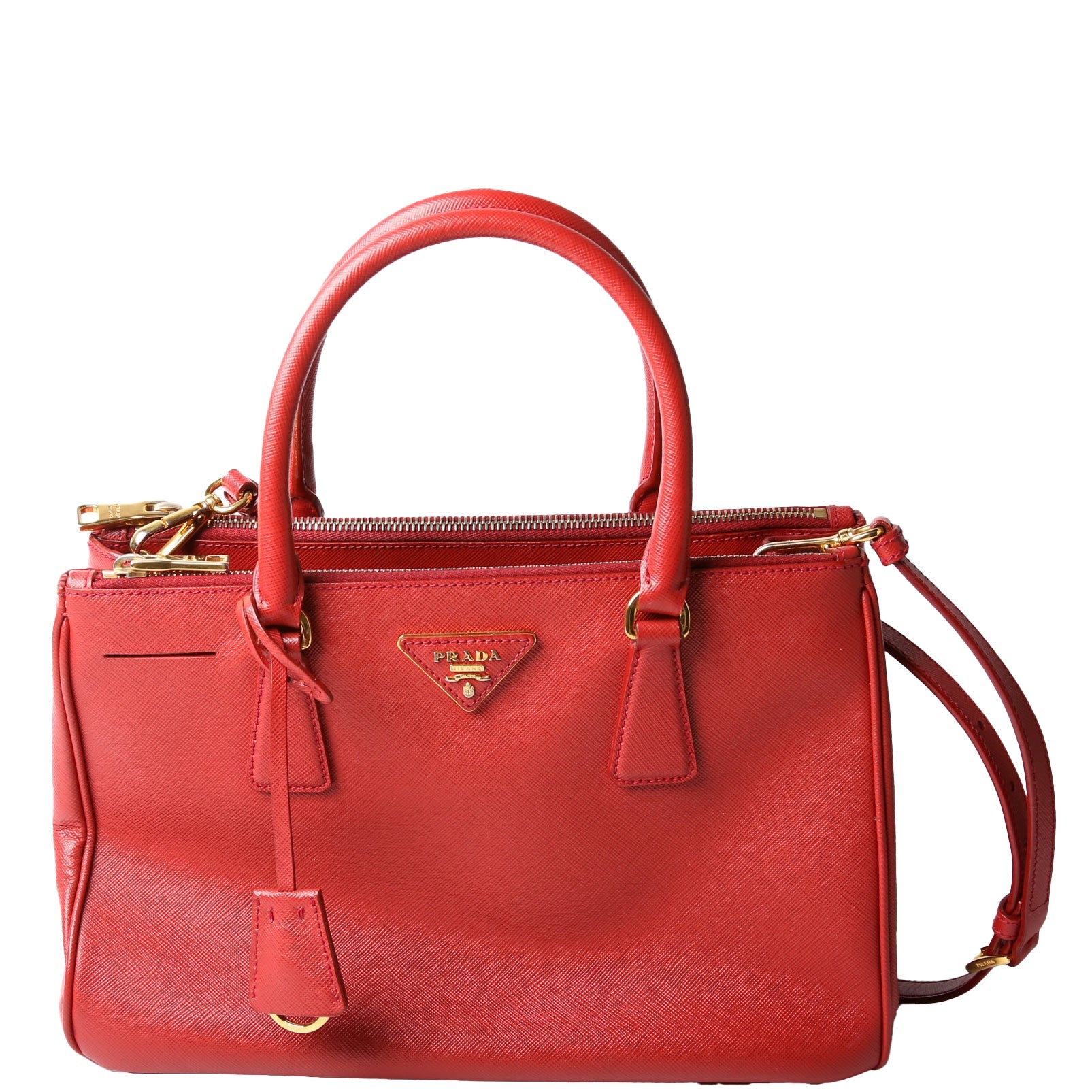 Saffiano Galleria Medium Red
