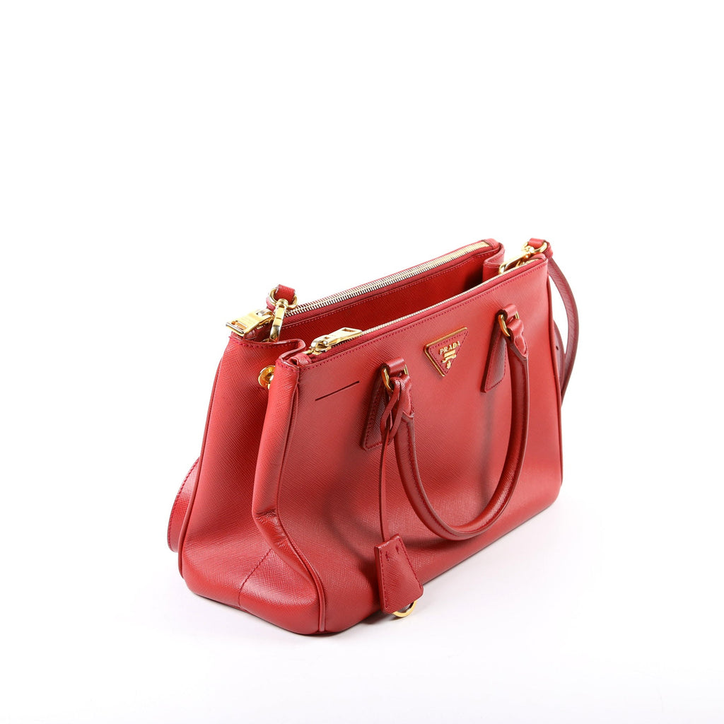Saffiano Galleria Medium Red