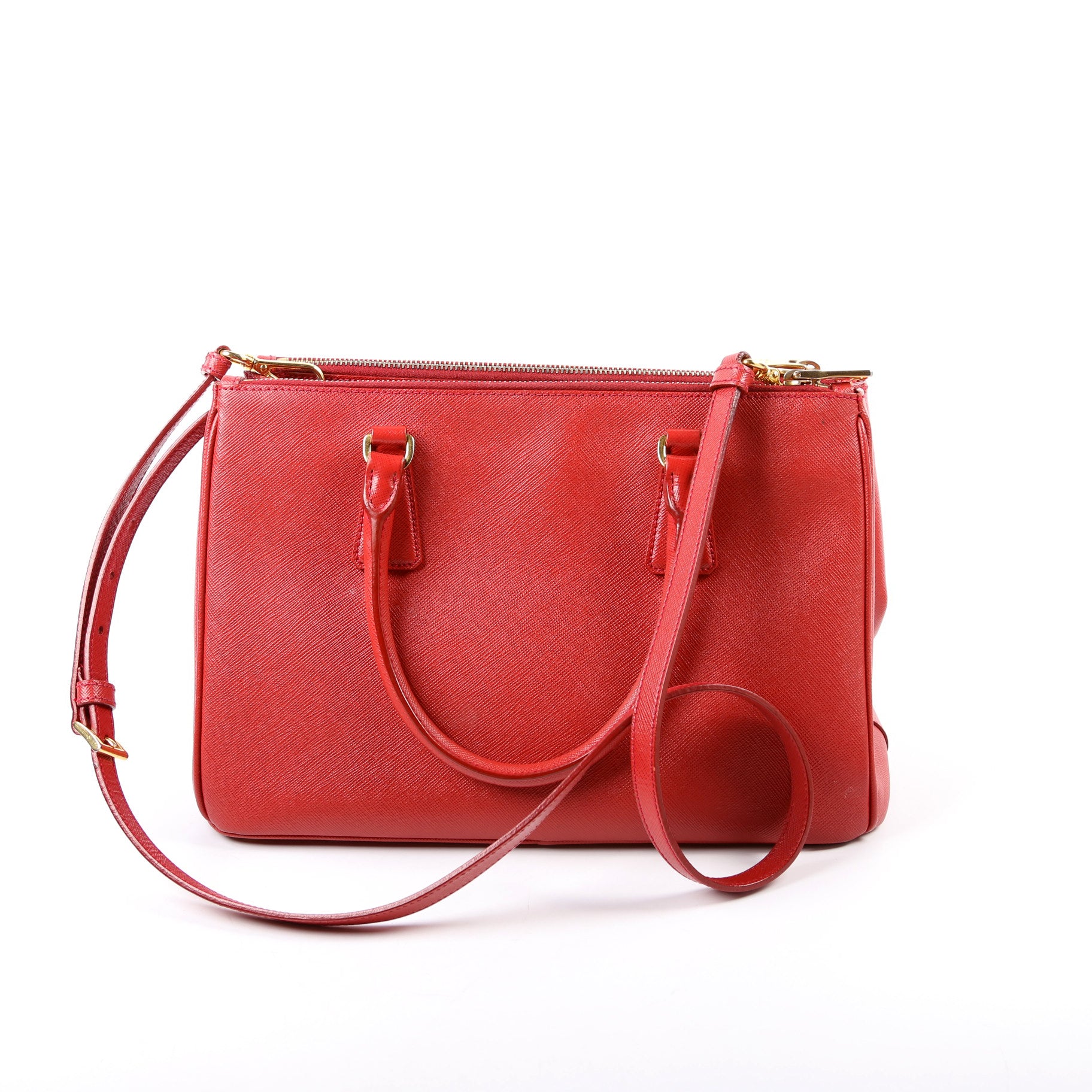 Saffiano Galleria Medium Red