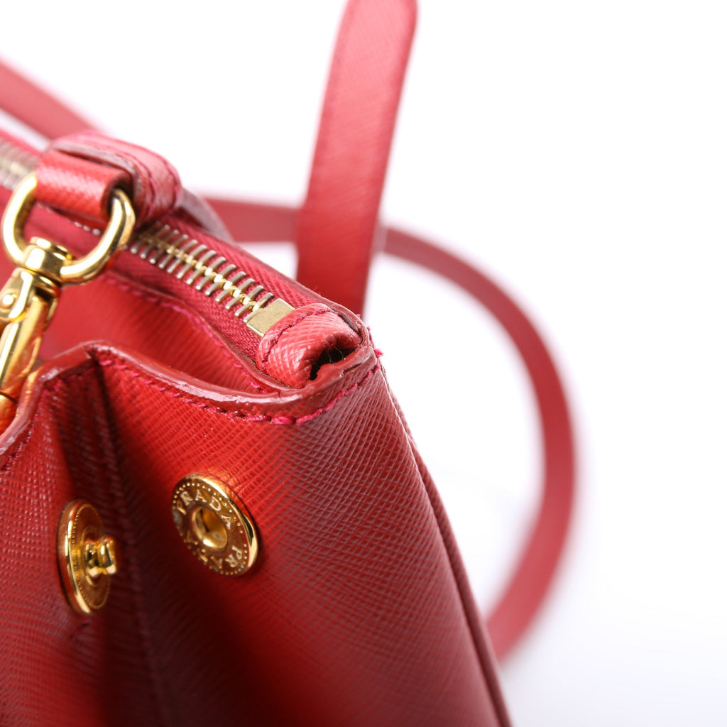 Saffiano Galleria Medium Red
