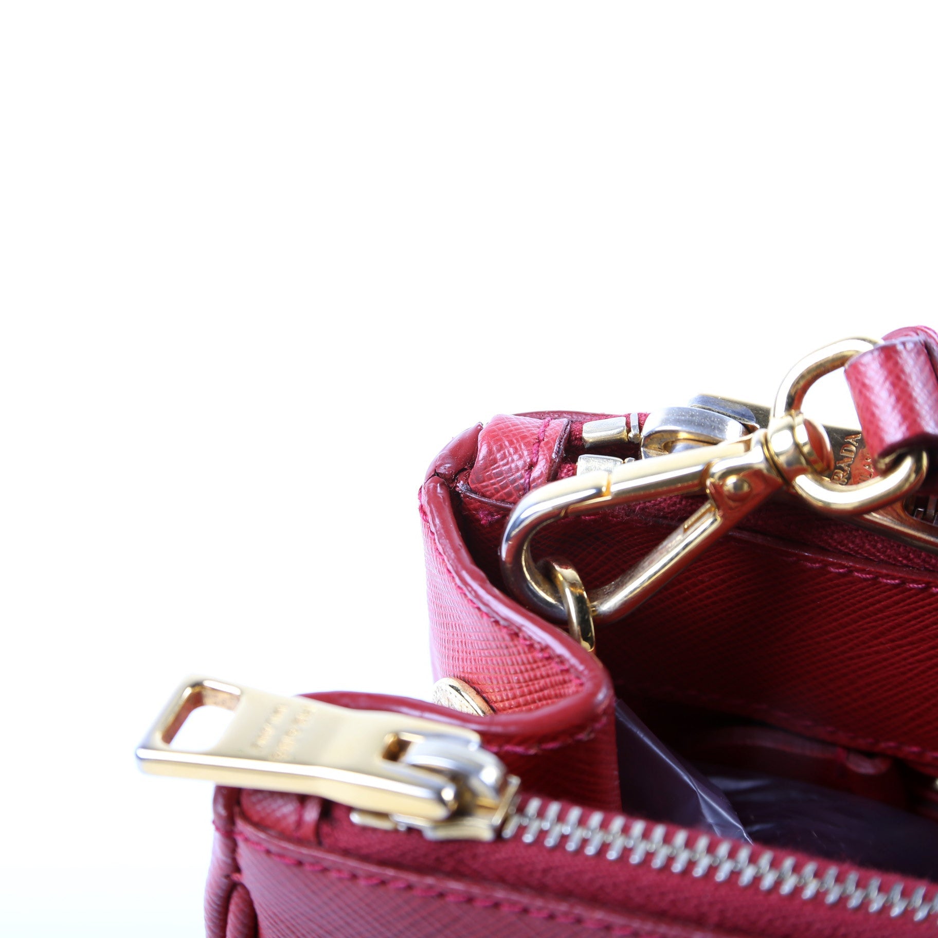 Saffiano Galleria Medium Red