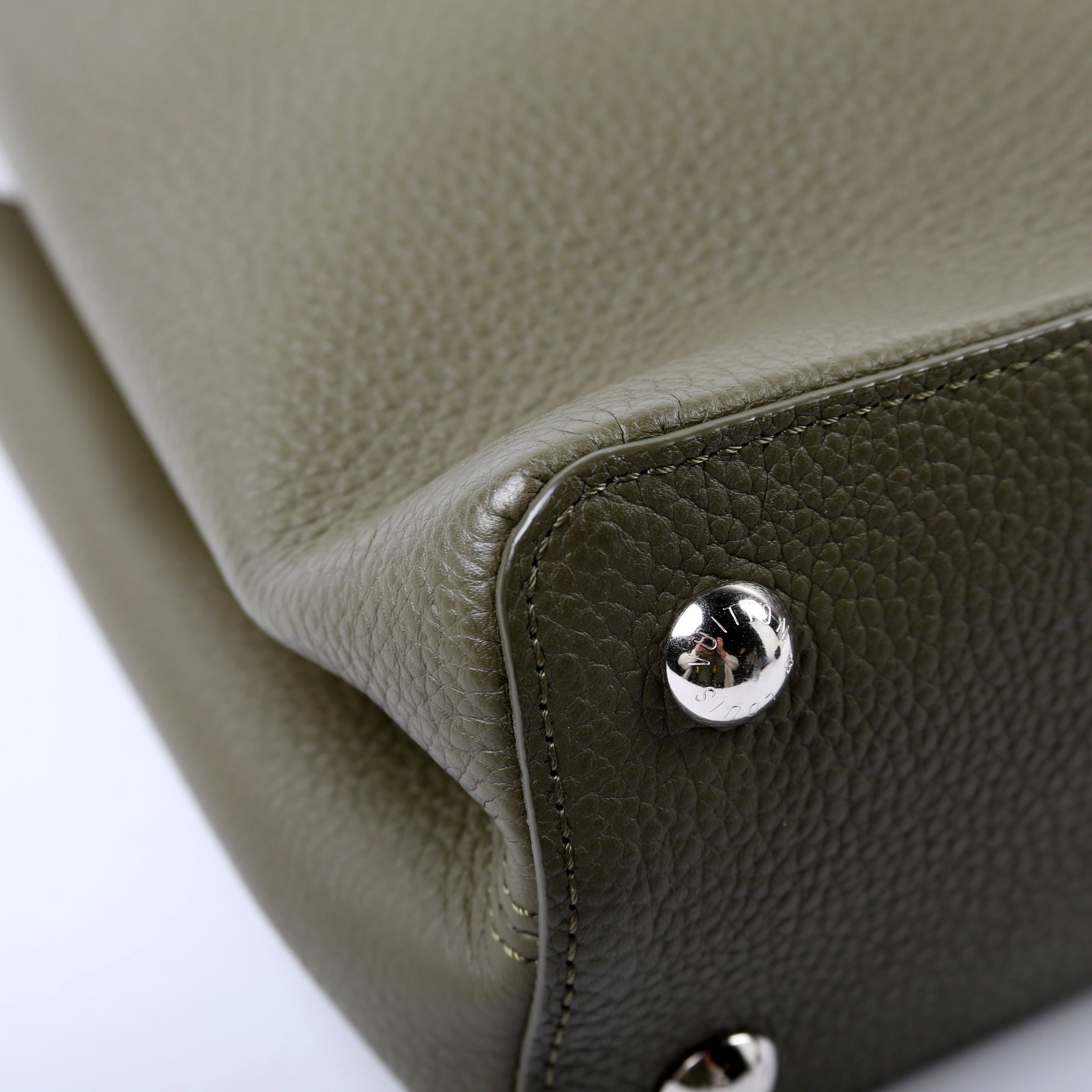 Capucines PM Taurillon/Python Green