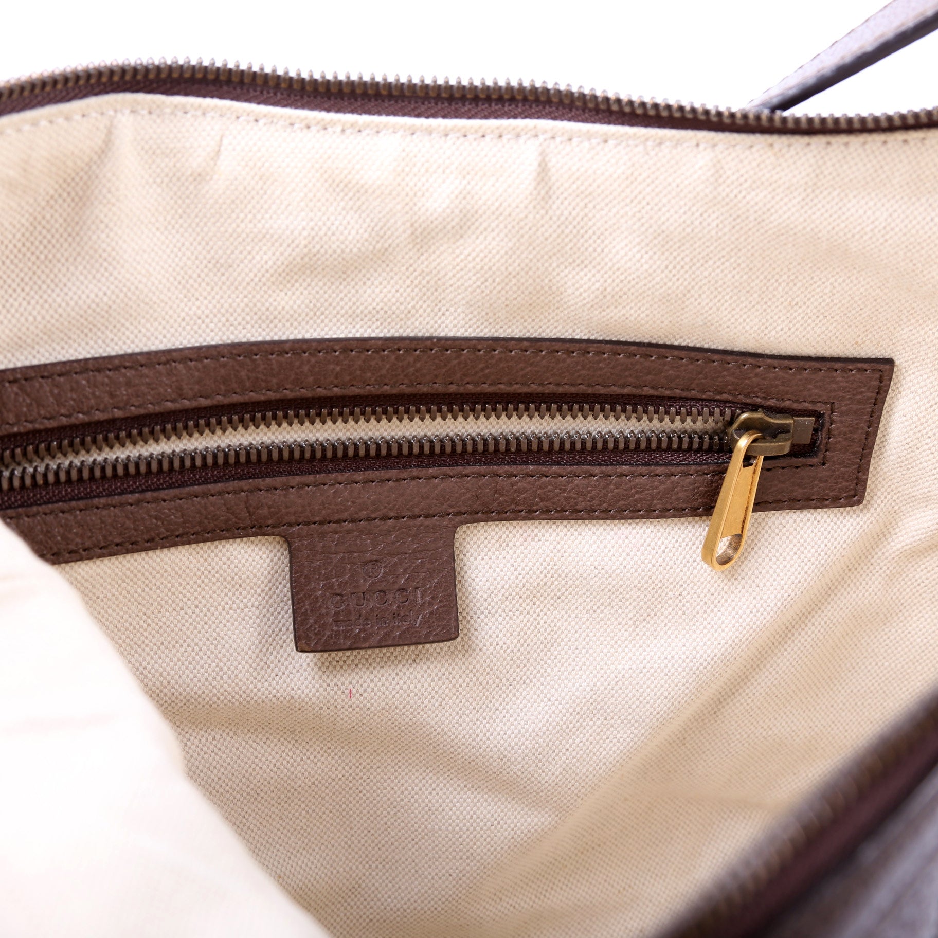 598125 Ophidia GG Supreme Small Shoulder Bag Brown