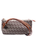8BR513 Zucchino Triple Strap Mini Pochette Brown