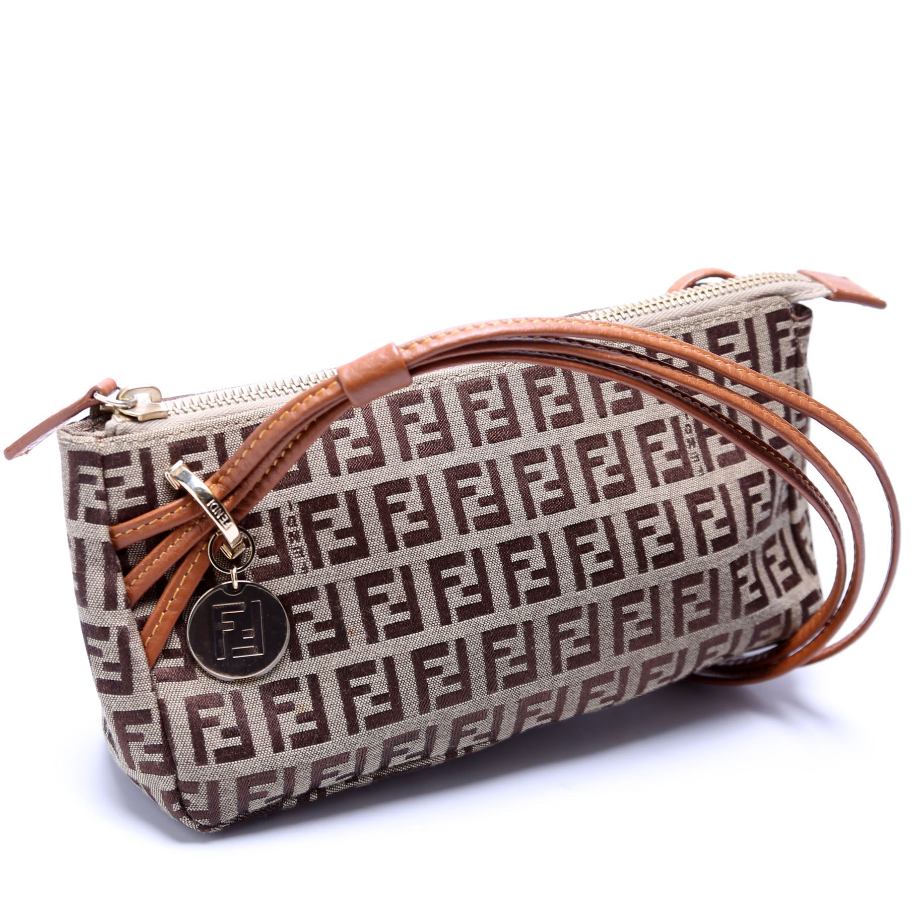 8BR513 Zucchino Triple Strap Mini Pochette Brown